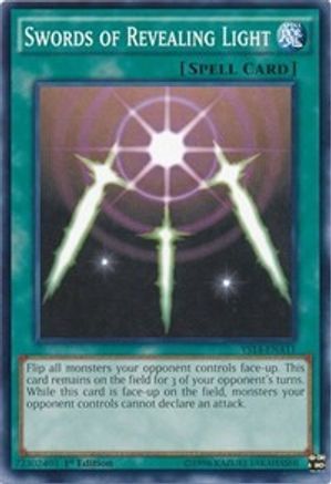 Swords of Revealing Light (Common) (YS14-ENA11) - Super Starter: Space-Time Showdown Power-Up Pack 1st Edition