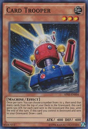 Card Trooper (Super Rare) (AP05-EN004) - Astral Pack 5 Unlimited