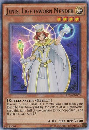 Jenis, Lightsworn Mender (Super Rare) (AP05-EN005) - Astral Pack 5 Unlimited