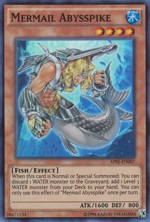 Mermail Abysspike (Super Rare) (AP05-EN007) - Astral Pack 5 Unlimited