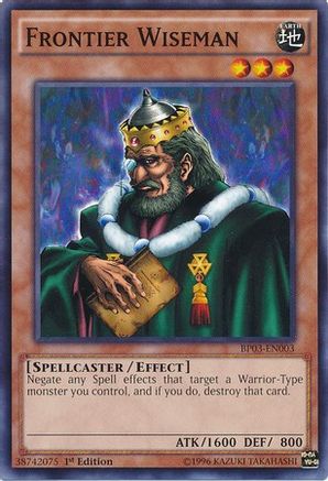 Frontier Wiseman (Common) (BP03-EN003) - Battle Pack 3: Monster League 1st Edition