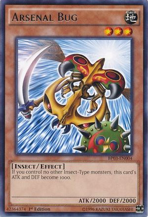 Arsenal Bug (Rare) (BP03-EN004) - Battle Pack 3: Monster League 1st Edition