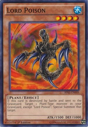 Lord Poison (Common) (BP03-EN009) - Battle Pack 3: Monster League 1st Edition