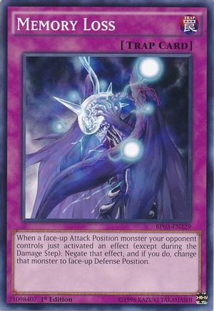 Memory Loss (Common) (BP03-EN229) - Battle Pack 3: Monster League 1st Edition