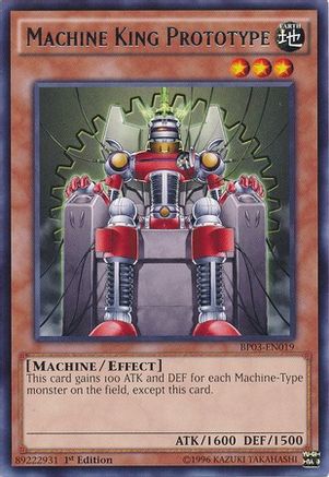 Machine King Prototype (Rare) (BP03-EN019) - Battle Pack 3: Monster League 1st Edition