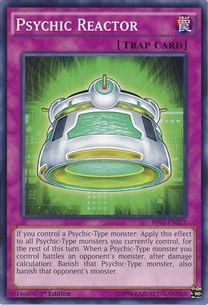 Psychic Reactor (Common) (BP03-EN222) - Battle Pack 3: Monster League 1st Edition