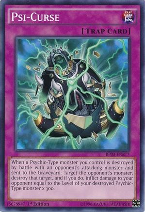 Psi-Curse (Common) (BP03-EN217) - Battle Pack 3: Monster League 1st Edition