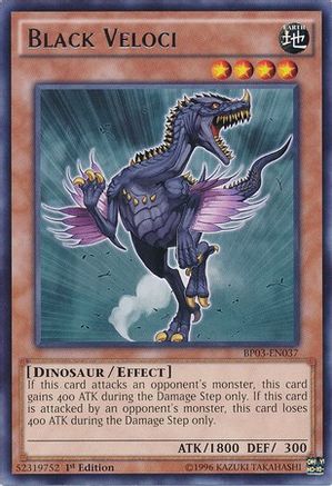 Black Veloci (Rare) (BP03-EN037) - Battle Pack 3: Monster League 1st Edition