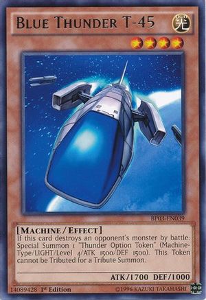 Blue Thunder T-45 (Rare) (BP03-EN039) - Battle Pack 3: Monster League 1st Edition
