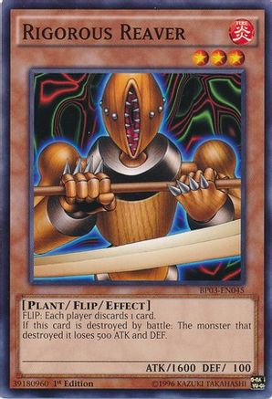 Rigorous Reaver (Common) (BP03-EN045) - Battle Pack 3: Monster League 1st Edition