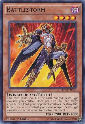 Battlestorm (Rare) (BP03-EN055) - Battle Pack 3: Monster League 1st Edition