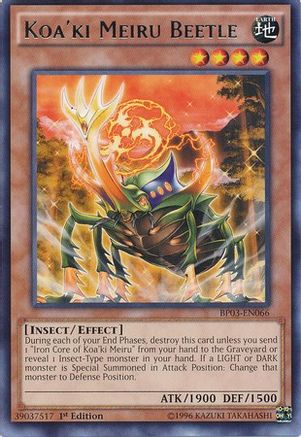 Koa'ki Meiru Beetle (Rare) (BP03-EN066) - Battle Pack 3: Monster League 1st Edition