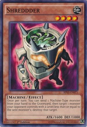 Shreddder (Common) (BP03-EN071) - Battle Pack 3: Monster League 1st Edition