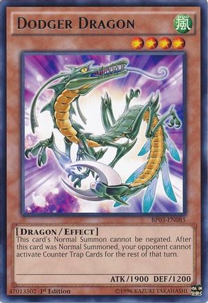 Dodger Dragon (Rare) (BP03-EN085) - Battle Pack 3: Monster League 1st Edition