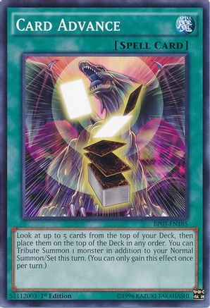 Card Advance (Common) (BP03-EN185) - Battle Pack 3: Monster League 1st Edition