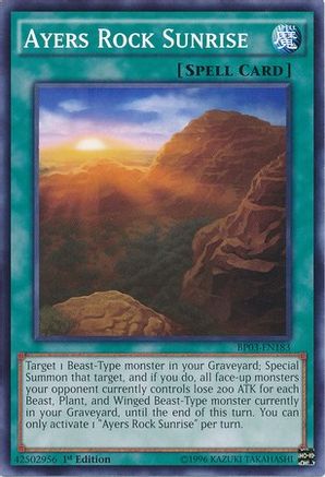 Ayers Rock Sunrise (Common) (BP03-EN183) - Battle Pack 3: Monster League 1st Edition