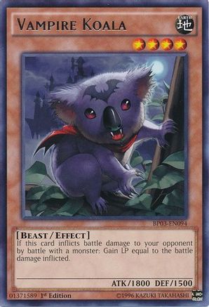 Vampire Koala (Rare) (BP03-EN094) - Battle Pack 3: Monster League 1st Edition