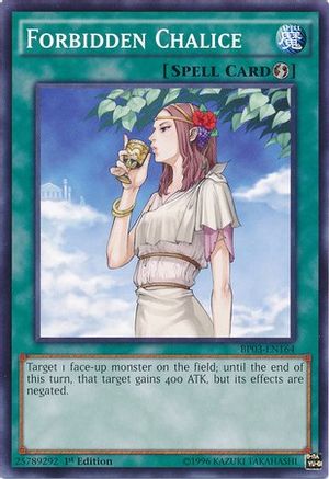 Forbidden Chalice (Common) (BP03-EN164) - Battle Pack 3: Monster League 1st Edition