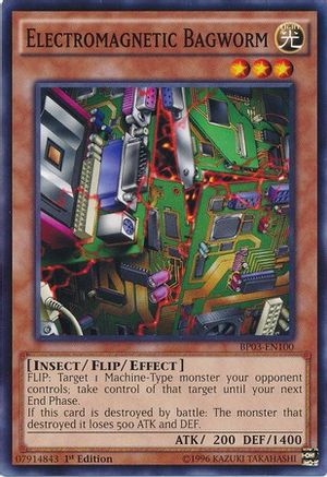 Electromagnetic Bagworm (Common) (BP03-EN100) - Battle Pack 3: Monster League 1st Edition