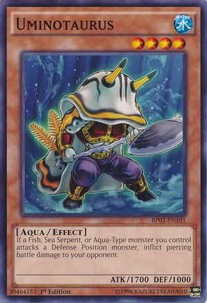 Uminotaurus (Common) (BP03-EN101) - Battle Pack 3: Monster League 1st Edition