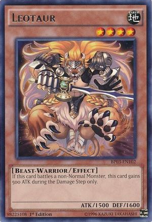 Leotaur (Rare) (BP03-EN102) - Battle Pack 3: Monster League 1st Edition