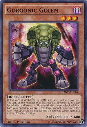 Gorgonic Golem (Common) (BP03-EN110) - Battle Pack 3: Monster League 1st Edition