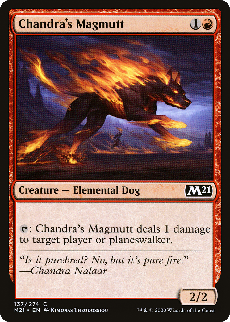 Chandra's Magmutt - Foil [Core Set 2021]