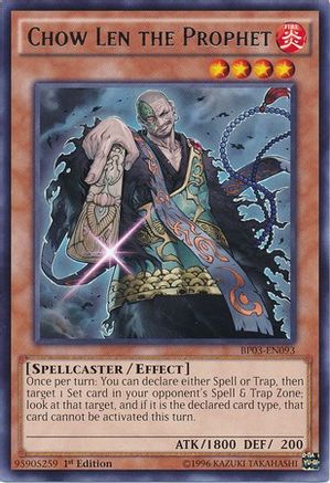 Chow Len the Prophet (Rare) (BP03-EN093) - Battle Pack 3: Monster League 1st Edition