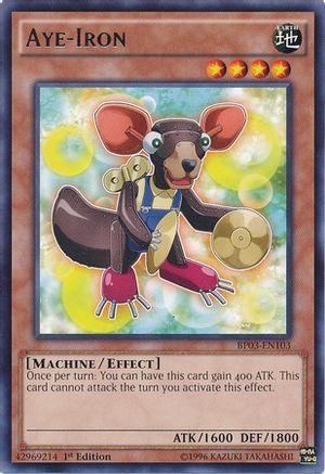 Aye-Iron (Rare) (BP03-EN103) - Battle Pack 3: Monster League 1st Edition