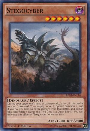 Stegocyber (Common) (BP03-EN114) - Battle Pack 3: Monster League 1st Edition