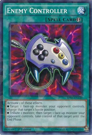 Enemy Controller (Shatterfoil) (Shatterfoil Rare) (BP03-EN149) - Battle Pack 3: Monster League 1st Edition