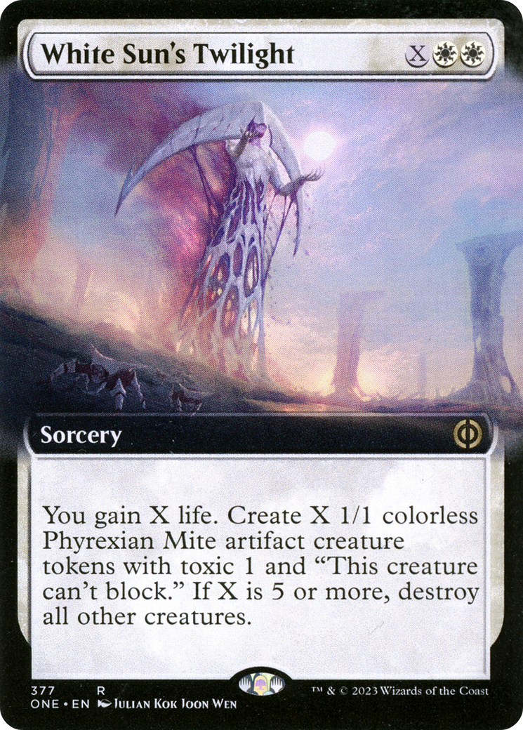 White Sun's Twilight (Extended Art) (ONE-377) [Phyrexia: All Will Be One]
