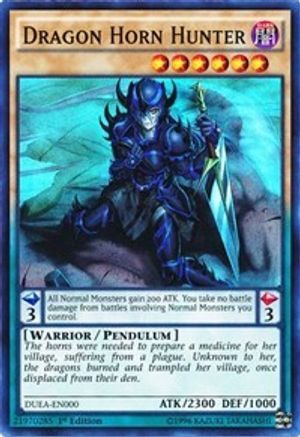Dragon Horn Hunter (Super Rare) (DUEA-EN000) - Duelist Alliance Unlimited