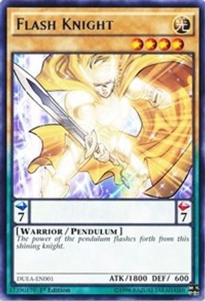 Flash Knight (Rare) (DUEA-EN001) - Duelist Alliance 1st Edition