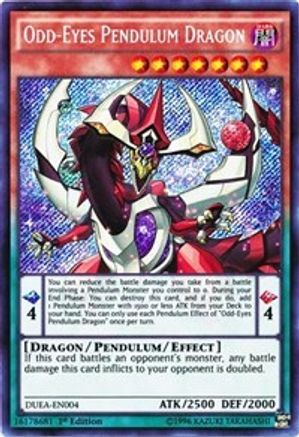 Odd-Eyes Pendulum Dragon (Secret Rare) (DUEA-EN004) - Duelist Alliance 1st Edition