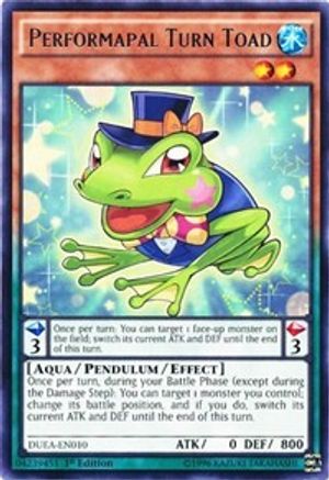 Performapal Turn Toad (Rare) (DUEA-EN010) - Duelist Alliance Unlimited