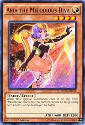 Aria the Melodious Diva (Common) (DUEA-EN014) - Duelist Alliance 1st Edition