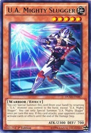 U.A. Mighty Slugger (Rare) (DUEA-EN087) - Duelist Alliance 1st Edition