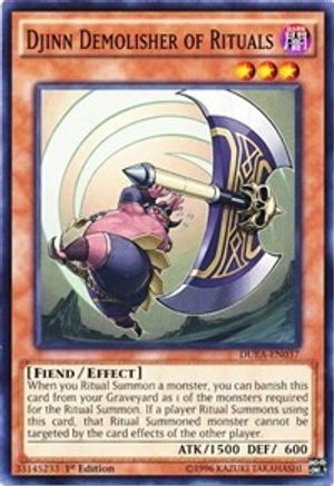 Djinn Demolisher of Rituals (Common) (DUEA-EN037) - Duelist Alliance Unlimited