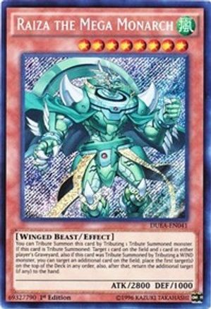 Raiza the Mega Monarch (Secret Rare) (DUEA-EN041) - Duelist Alliance 1st Edition