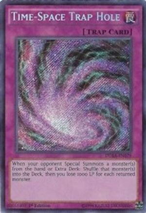 Time-Space Trap Hole (Secret Rare) (DUEA-EN079) - Duelist Alliance Unlimited