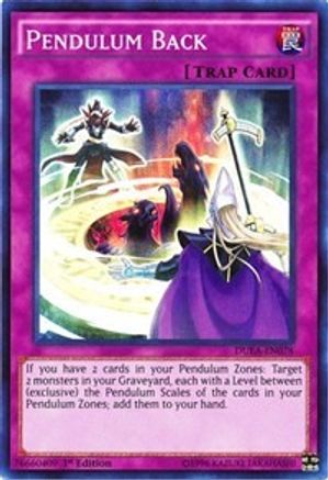 Pendulum Back (Super Rare) (DUEA-EN078) - Duelist Alliance Unlimited