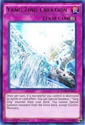 Yang Zing Creation (Ultra Rare) (DUEA-EN074) - Duelist Alliance 1st Edition