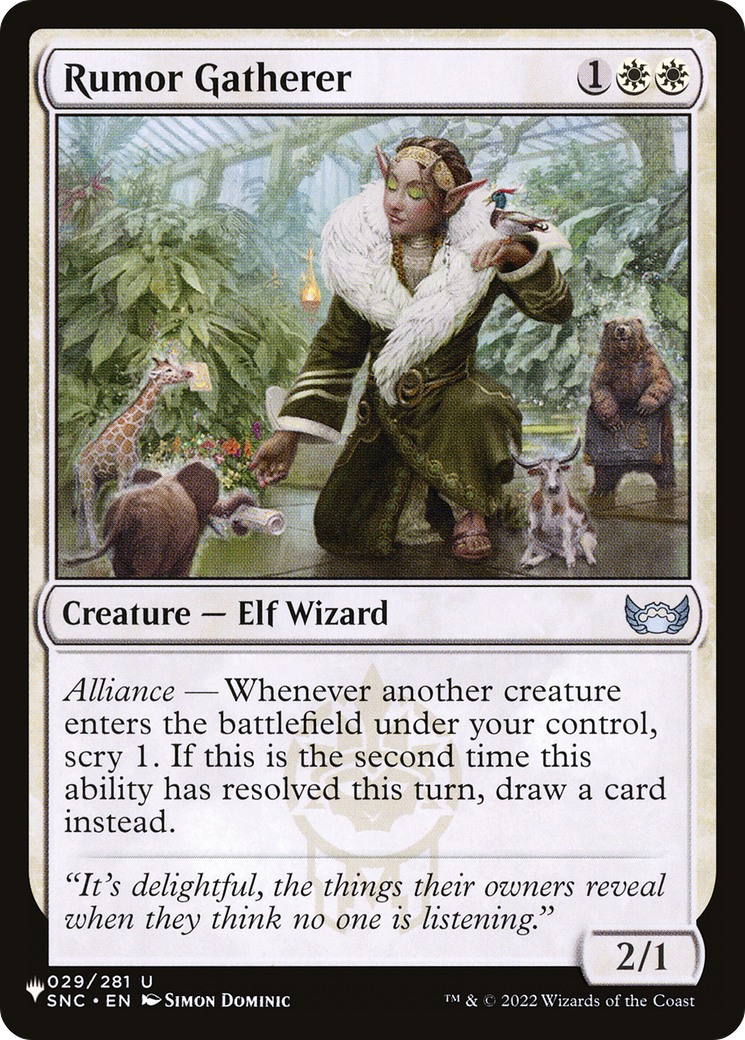 Rumor Gatherer (LIST-029/281) [The List]