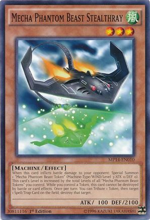 Mecha Phantom Beast Stealthray (Common) (MP14-EN010) - 2014 Mega-Tins Mega Pack Unlimited