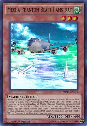 Mecha Phantom Beast Hamstrat (Ultra Rare) (MP14-EN011) - 2014 Mega-Tins Mega Pack 1st Edition