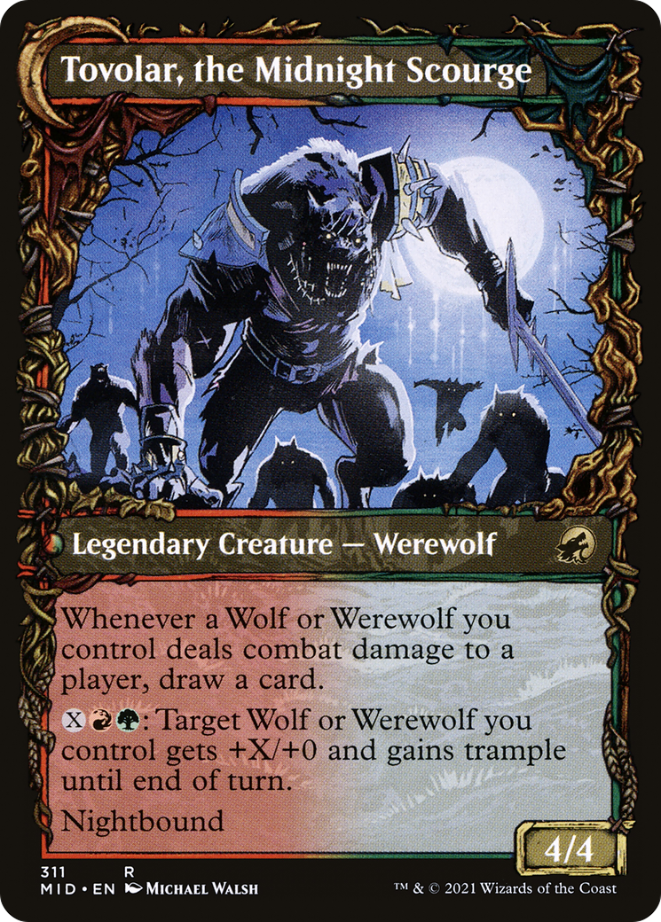 Tovolar, Dire Overlord (Showcase) (MID-311) [Innistrad: Midnight Hunt] Foil
