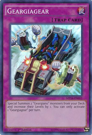 Geargiagear (Super Rare) (MP14-EN052) - 2014 Mega-Tins Mega Pack 1st Edition