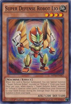 Super Defense Robot Lio (Common) (MP14-EN063) - 2014 Mega-Tins Mega Pack 1st Edition