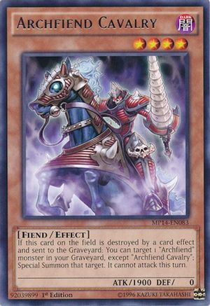 Archfiend Cavalry (Rare) (MP14-EN083) - 2014 Mega-Tins Mega Pack 1st Edition